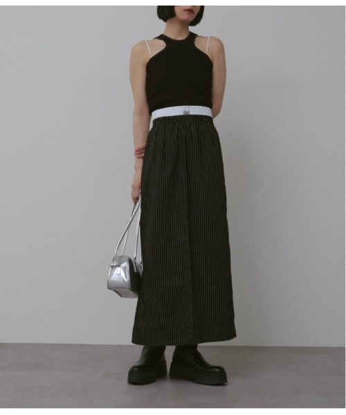 「duei」 ロングスカート FREE グレー レディース_画像5