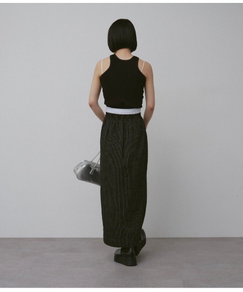 「duei」 ロングスカート FREE グレー レディース_画像7