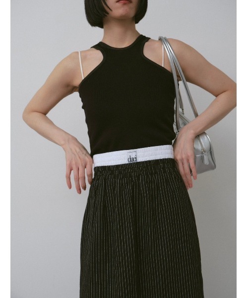 「duei」 ロングスカート FREE グレー レディース_画像9