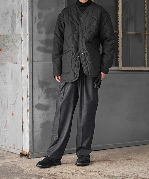 コート ジャケット LAVENHAM / ラベンハム：別注 QUILT LINER JACKET MENS：ONLYARK-1-2513「MUS」の画像
