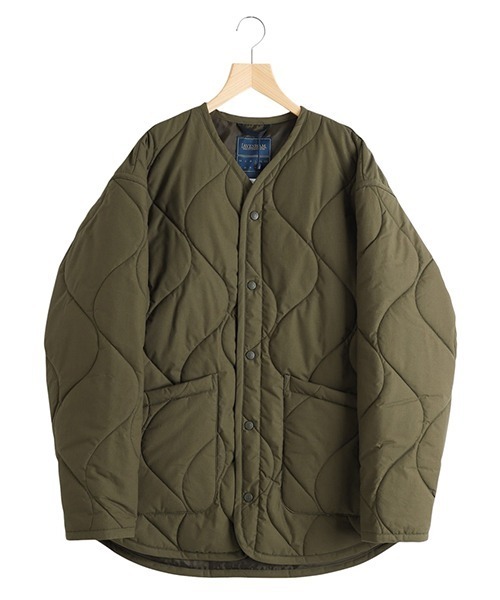コート ジャケット LAVENHAM / ラベンハム：別注 QUILT LINER JACKET MENS：ONLYARK-1-2513「MUS」の画像