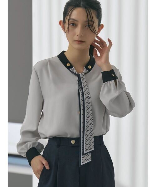 TONAL（トーナル） ブラウス シャツ 入学式 卒業式 スカーフタイ