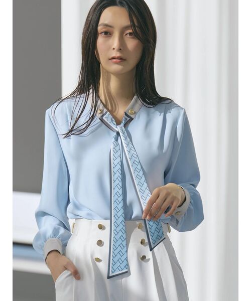 TONAL（トーナル） ブラウス シャツ 入学式 卒業式 スカーフタイ
