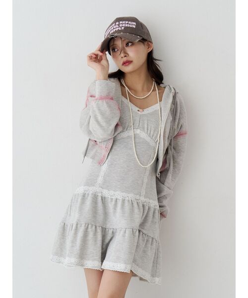 jouetie レースドッキングキャミワンピース レースドッキングキャミワンピース（ワンピース）｜jouetie