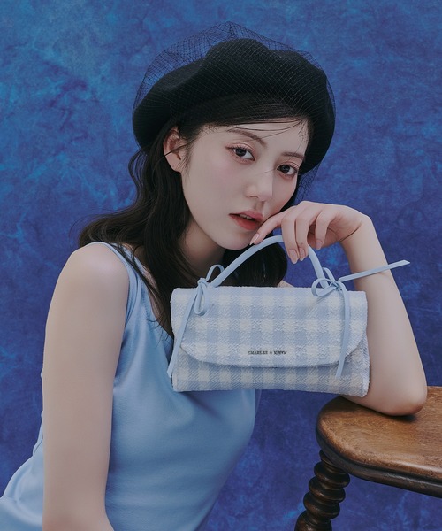 CHARLES ＆ KEITH（チャールズ&キース） 財布 Hazel ヘーゼル ギンガム