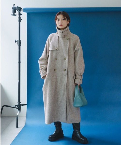 「Kastane」 チェスターコート 1 ベージュ レディース_画像7