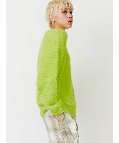 「PAMEO POSE」 長袖ニット FREE イエロー レディース_画像7