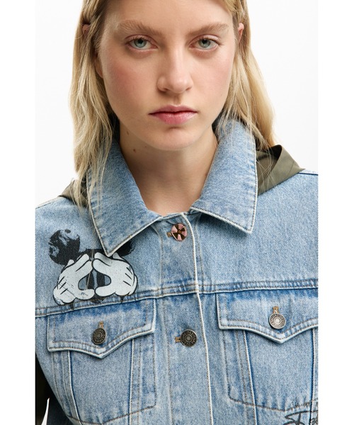 Desigual（デシグアル） デニムジャケット gジャン ミッキー＆ミニー