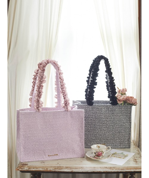 「Maison de FLEUR」 トートバッグ FREE ブラック レディース_画像2
