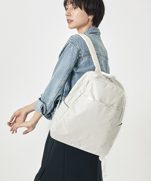 LeSportsac（レスポートサック） リュック FREE ホワイト レディース