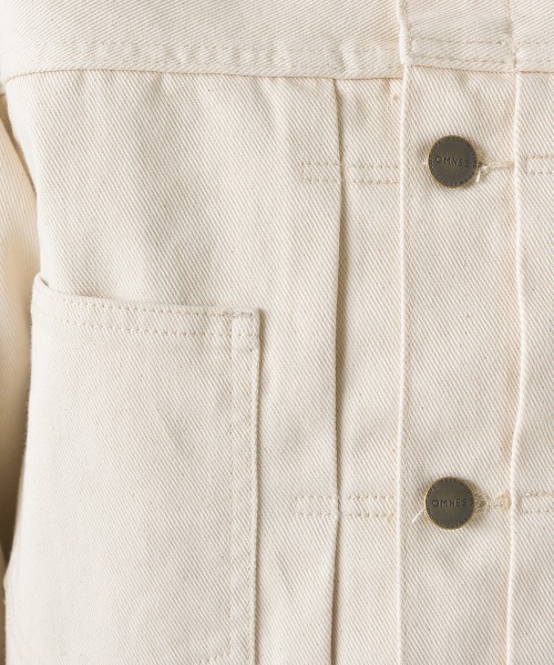 「OMNES」 デニムジャケット MEDIUM ホワイト系その他 レディース_画像9