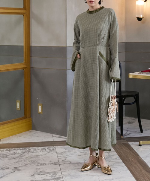 forksy.（フォルクシー） 長袖ワンピース FREE グリーン レディース