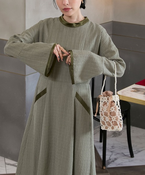 forksy.（フォルクシー） 長袖ワンピース FREE グリーン レディース