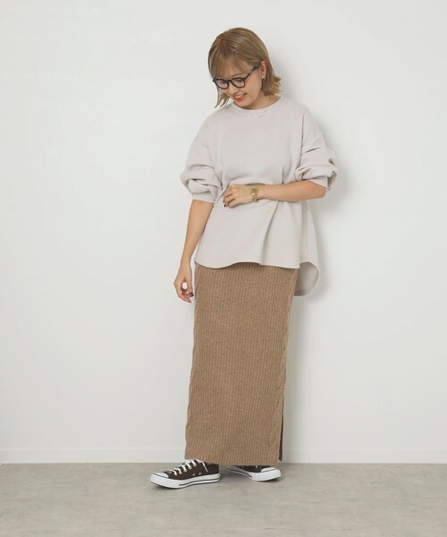 「Sig FREAK'S STORE」 セットアップ フリ- グレー レディース_画像8