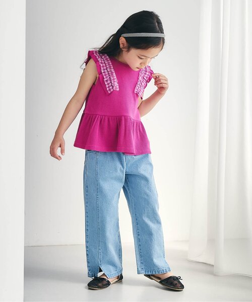 女の子110サイズ　夏服サンダルまとめ売り apres les cours（アプレレクール） サンダル ハート刺繍メッシュ