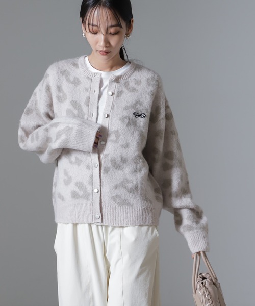 「PENNEYS」 ニットカーディガン FREE チャコール レディース_画像7