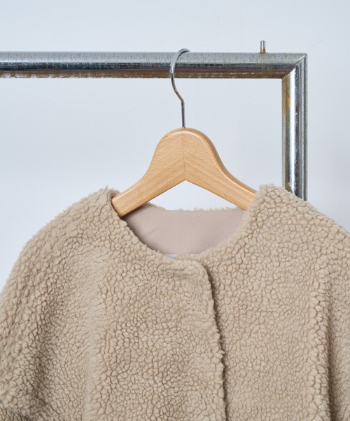 「Audrey and John Wad」 ノーカラージャケット FREE ブラック レディース_画像5