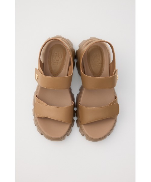 「STACCATO」 フラットサンダル 24cm ブラウン レディース_画像3