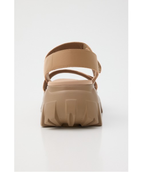 「STACCATO」 フラットサンダル 24cm ブラウン レディース_画像5