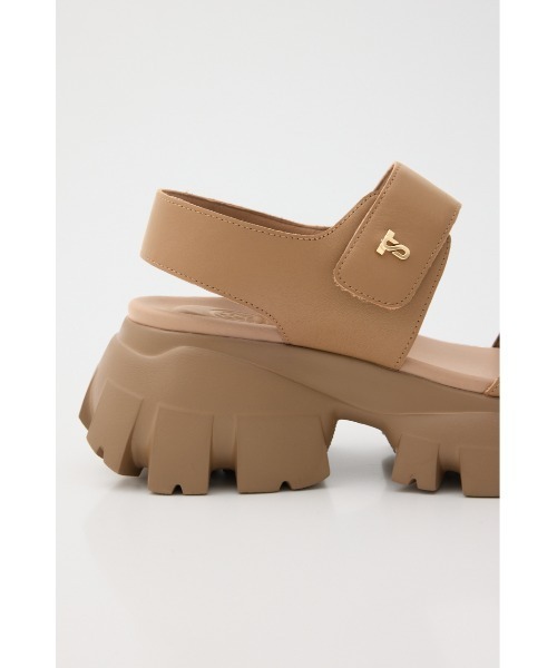 「STACCATO」 フラットサンダル 24cm ブラウン レディース_画像6