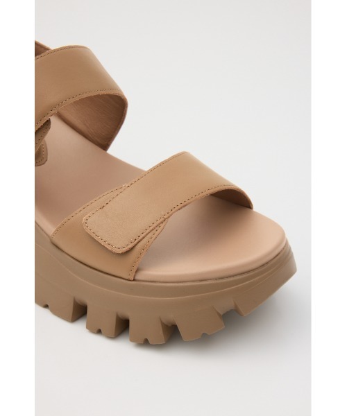 「STACCATO」 フラットサンダル 24cm ブラウン レディース_画像7