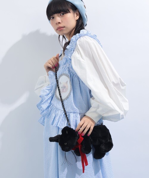 mmts（マミタス） トートバッグ ミュウ” ぬいぐるみ BAG 旅行 猫 ユニ