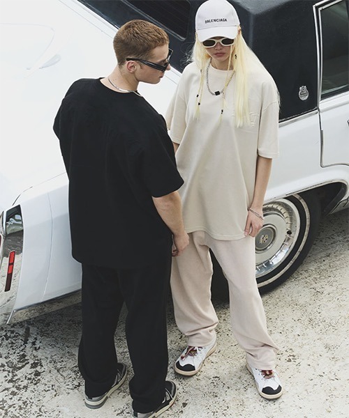 「HARSH AND CRUEL」 イージーパンツ S グレー メンズ_画像4