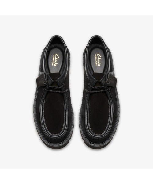 デッキシューズ Cleyhill Seam / クレイヒルシーム (ブラックスエード) メンズの画像
