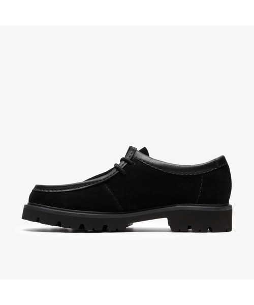 デッキシューズ Cleyhill Seam / クレイヒルシーム (ブラックスエード) メンズの画像