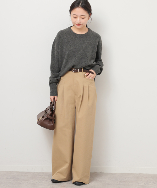 「JOURNAL STANDARD relume」 長袖ニット FREE グレー レディース_画像2