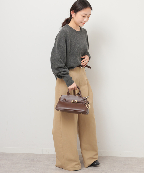 「JOURNAL STANDARD relume」 長袖ニット FREE グレー レディース_画像4