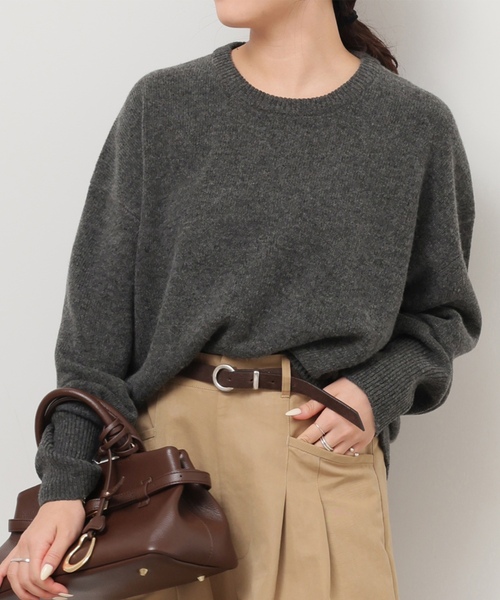 「JOURNAL STANDARD relume」 長袖ニット FREE グレー レディース_画像6