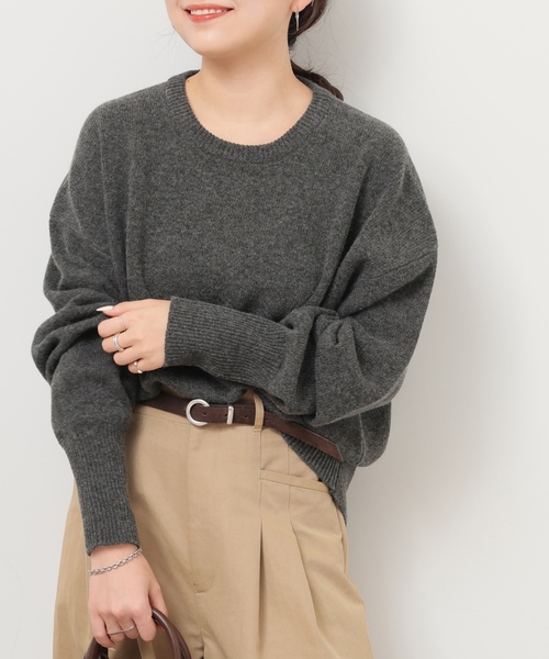 「JOURNAL STANDARD relume」 長袖ニット FREE グレー レディース_画像7