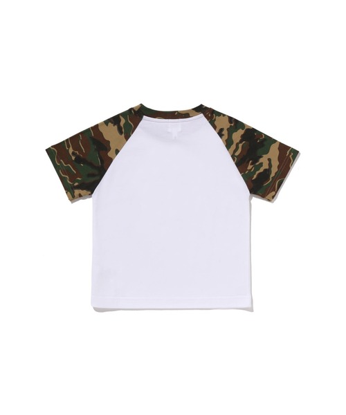 tシャツ GLITCH WOODLAND CAMO BY BATHING APE TEE キッズ 子供服 男の子 女の子の画像