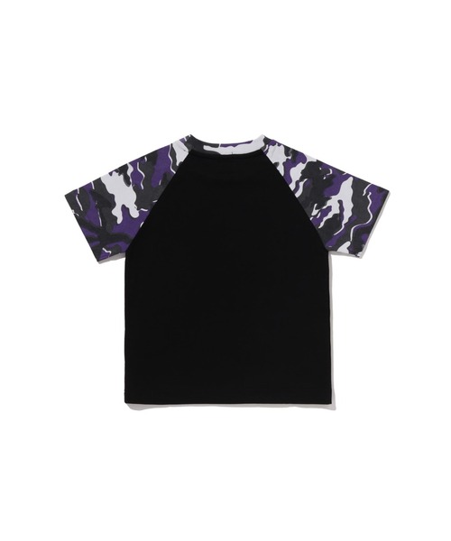 tシャツ GLITCH WOODLAND CAMO BY BATHING APE TEE キッズ 子供服 男の子 女の子の画像