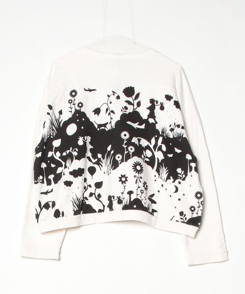 「KAREN WALKER」 スウェットカットソー 4 ホワイト レディース_画像2
