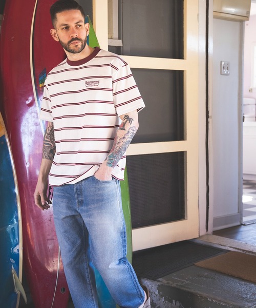 「MR.OLIVE」 半袖Tシャツ LARGE ネイビー メンズ_画像3