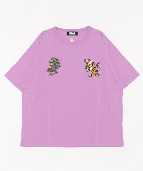 「RNA」 半袖Tシャツ MEDIUM パープル レディース_画像2