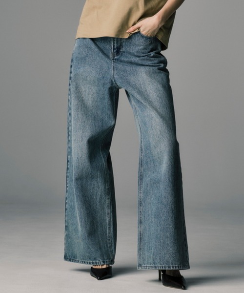 「THE CLE」 デニムパンツ MEDIUM ブルー メンズ | ブランド登録なし