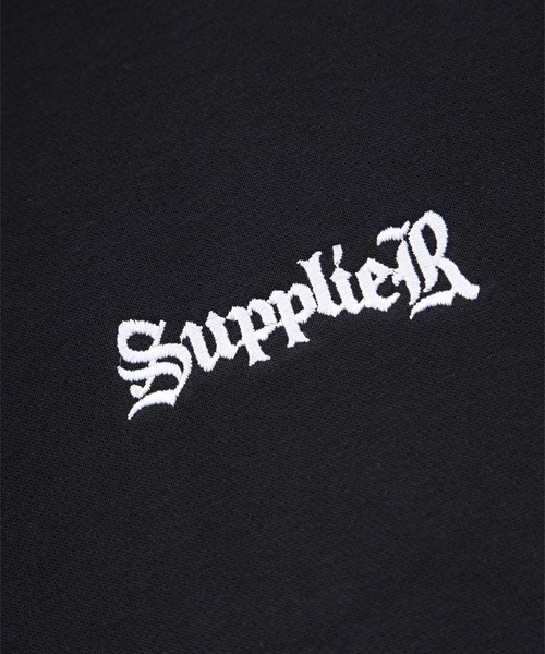 「SUPPLIER」 ジップアップパーカー SMALL ブラック メンズの画像
