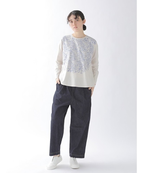 「Plantation」 長袖カットソー M size ダークグレー レディース_画像2