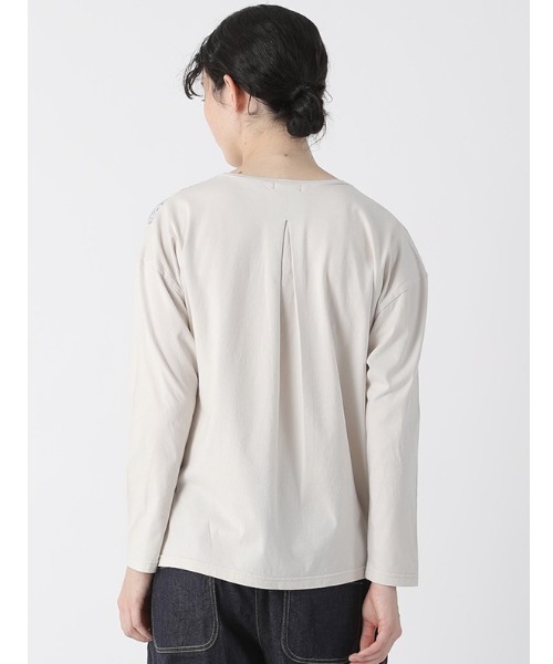 「Plantation」 長袖カットソー M size ダークグレー レディース_画像4