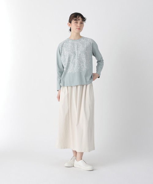 「Plantation」 長袖カットソー M size ダークグレー レディース_画像6