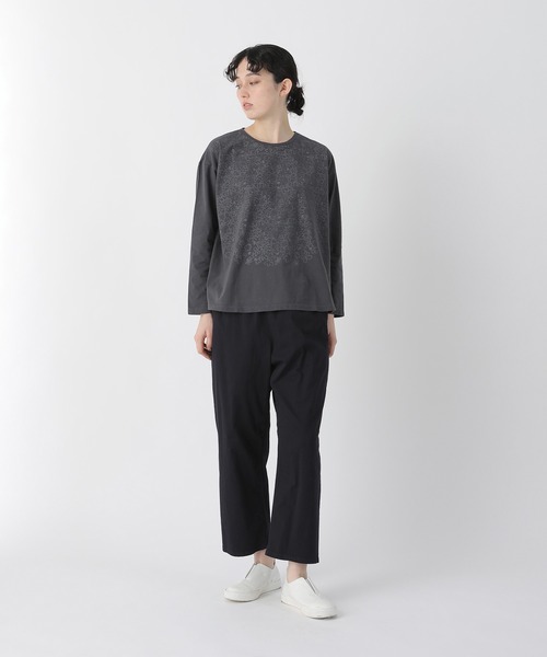 「Plantation」 長袖カットソー M size ダークグレー レディース_画像7