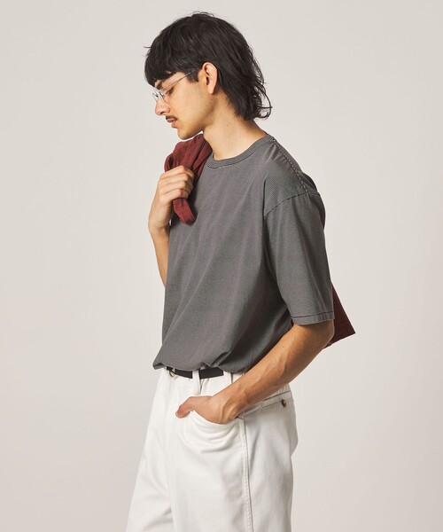 STEVEN ALAN（スティーブンアラン） tシャツ サイロ ボーダー クルー