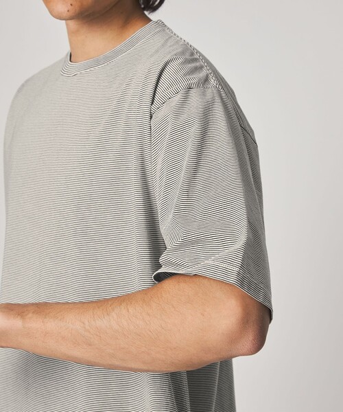 Steven Alan gas crew border Lサイズ 未使用 中古・古着通販】STEVEN
