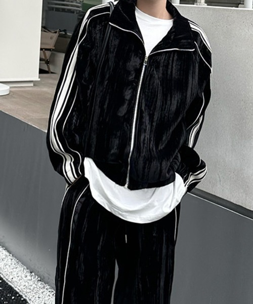 「NOWLE」 セットアップ LARGE ブラック メンズ_画像9