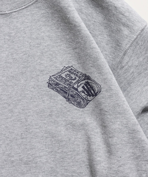 「ROTAR」 スウェットカットソー LARGE ミックスグレー メンズ_画像2