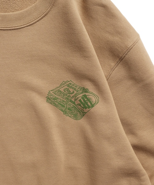 「ROTAR」 スウェットカットソー LARGE ミックスグレー メンズ_画像6