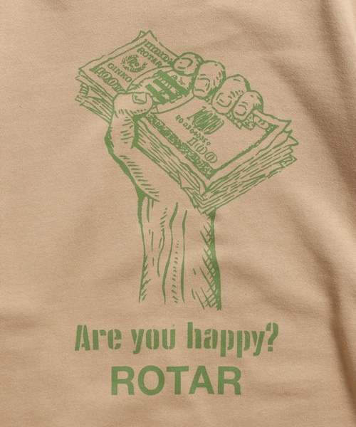 「ROTAR」 スウェットカットソー LARGE ミックスグレー メンズ_画像7
